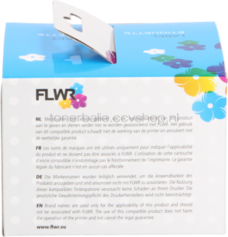FLWR Dymo 11354 Multi functionele labels 57 mm x 32 mm  wit