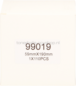 FLWR Dymo 99019 Ordner 59 mm x 190 mm  wit