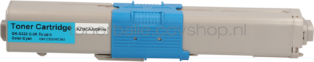 FLWR Oki C332 / MC363 cyaan