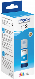 Epson 112 inktfles cyaan