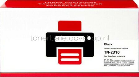 Huismerk Brother TN-2310 zwart