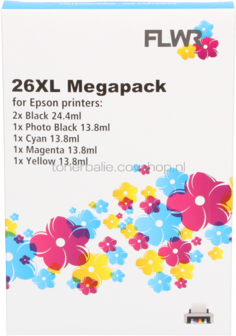 FLWR Epson T2621/2631/2/3/4 Megapack