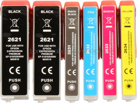FLWR Epson T2621/2631/2/3/4 Megapack