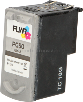FLWR Canon PG-50 zwart