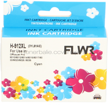FLWR HP 912XL cyaan