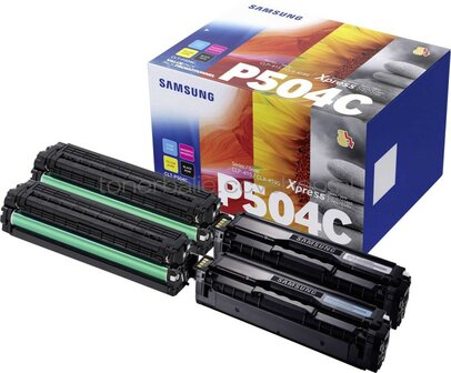 Samsung CLT-P504C Rainbow kit zwart en kleur