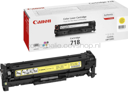 Canon 718 geel
