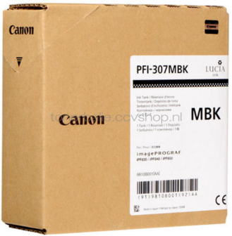 Canon PFI-307 mat zwart