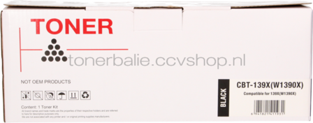 Huismerk HP 139X zwart