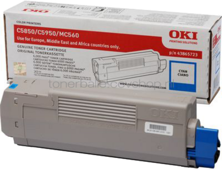 Oki C5850 / C5950 Toner cyaan
