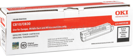 Oki C810 / C830 Toner zwart