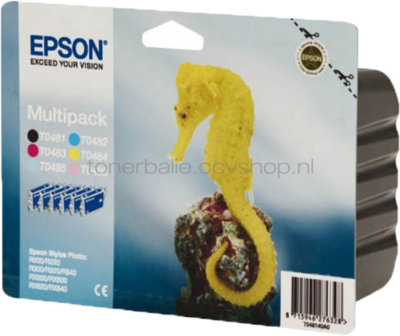 Epson T0487 multipack zwart en kleur