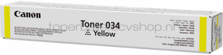 Canon 034 Toner geel