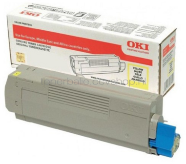 Oki C612 Toner geel