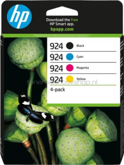 HP 924 Multipack zwart en kleur
