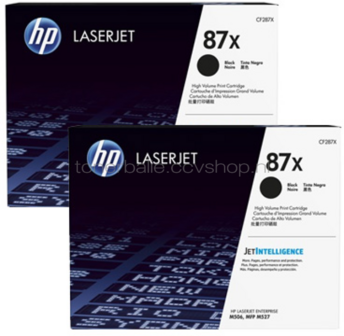 HP 87X 2-pack zwart