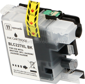 FLWR Brother LC-227BK zwart