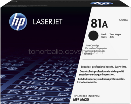 HP 81A zwart