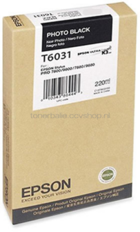 Epson T6031 foto zwart