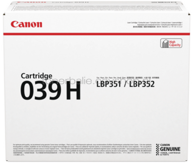Canon CRG 039H zwart