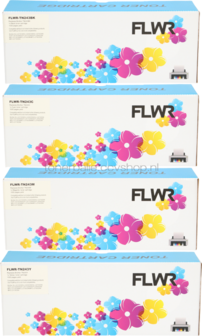 FLWR Brother TN-243 zwart en kleur