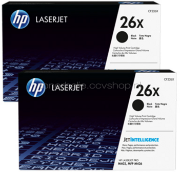 HP 26X 2 pack zwart