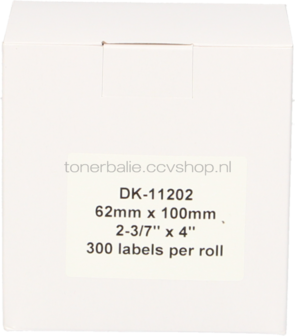 FLWR Brother DK-11202 62 mm x 100 mm  wit