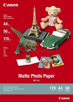 Canon MP-101 Fotopapier Matglans | A4 | 170 gr/m&sup2; 50 vellen