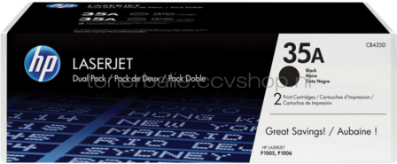 HP 35AD dual pack zwart