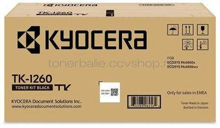 Kyocera Mita TK-1260 toner  zwart