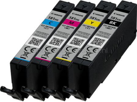 Canon CLI-581XXL 4-pack zwart en kleur