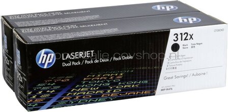 HP 312XD 2-pack zwart