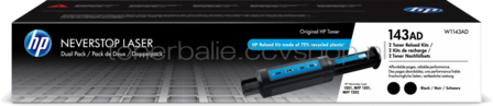 HP 143AD 2-pack zwart
