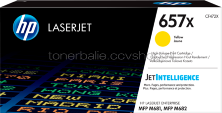 HP 657X geel