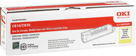 Oki C810 / C830 Toner geel