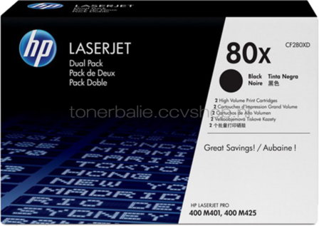 HP 80X Duo-Pack zwart