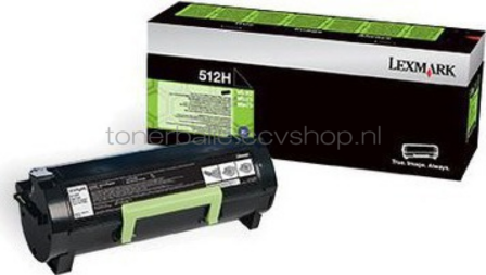 Lexmark 512H zwart
