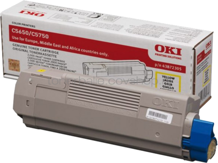 Oki C5650 / C5750 geel