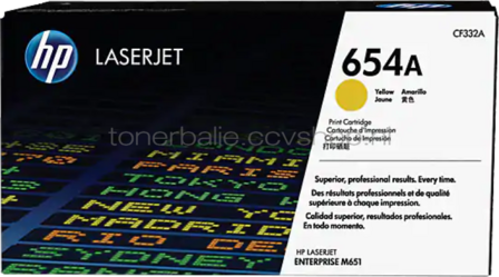 HP 654A geel