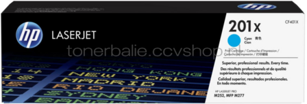 HP 201X cyaan