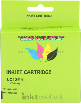 Huismerk Brother LC-12EY geel