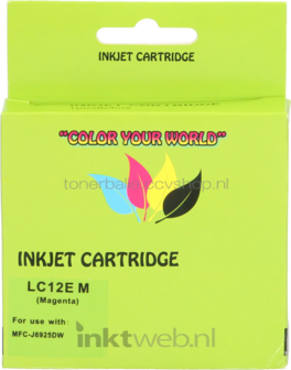 Huismerk Brother LC-12EM magenta