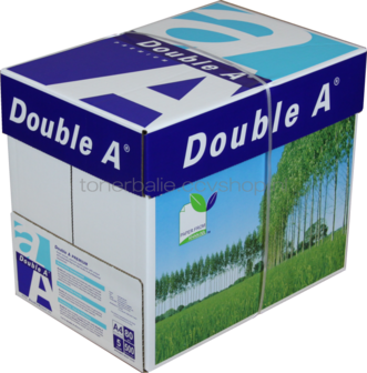 Double A Premium A4 Papier 5 pakken (80 grams) wit