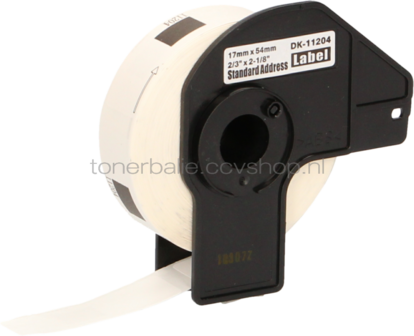 FLWR Brother DK-11204 17 mm x 54 mm  wit