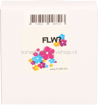 FLWR Brother DK-11204 17 mm x 54 mm  wit