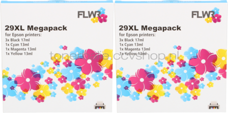 FLWR Epson T2991/2/3/4 12-pack - Optie 62