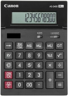 Canon AS-2400 14-cijferig display Zwart