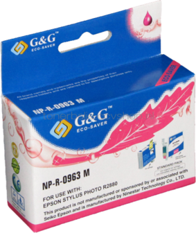 Huismerk Epson T0963 magenta