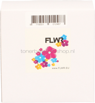 FLWR Brother DK-11218 24 mm x 24 mm  wit