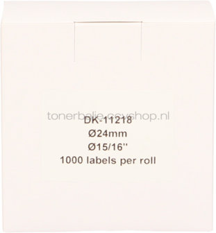 FLWR Brother DK-11218 24 mm x 24 mm  wit